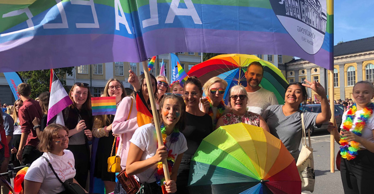 Pridetåget.